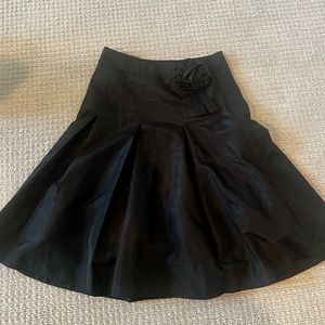 Oscar de la rents midi skirt with flower detail - size 4